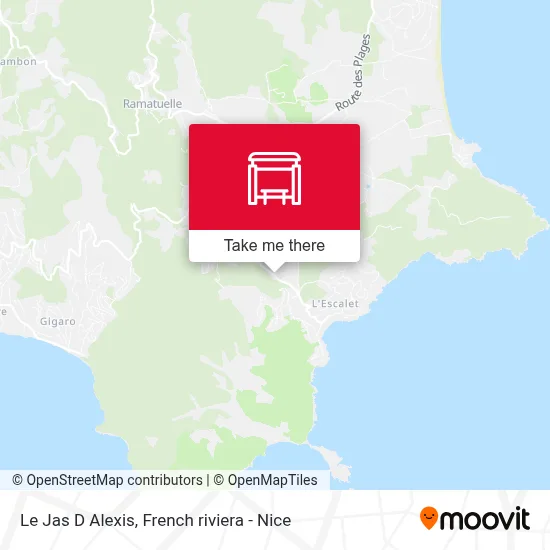 Le Jas D Alexis map