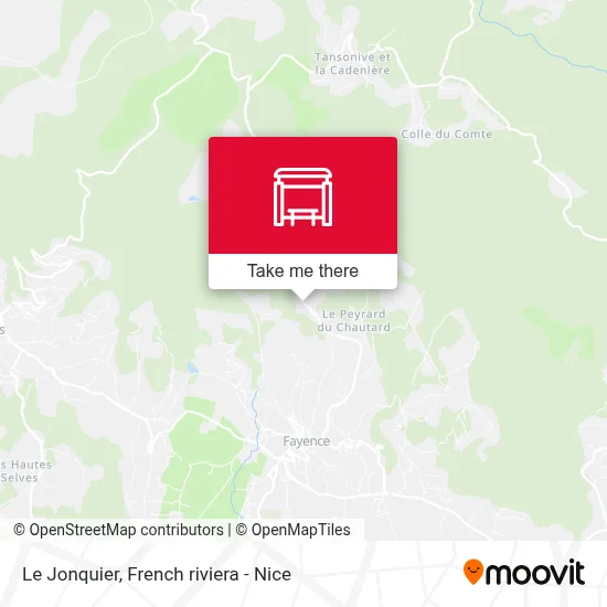 Le Jonquier map