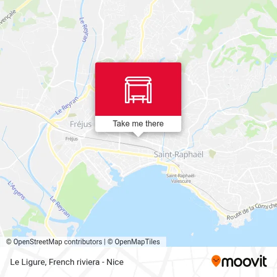 Mapa Le Ligure