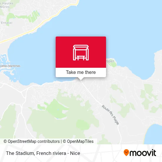 Le Stade map