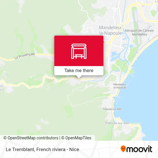 Le Tremblant map