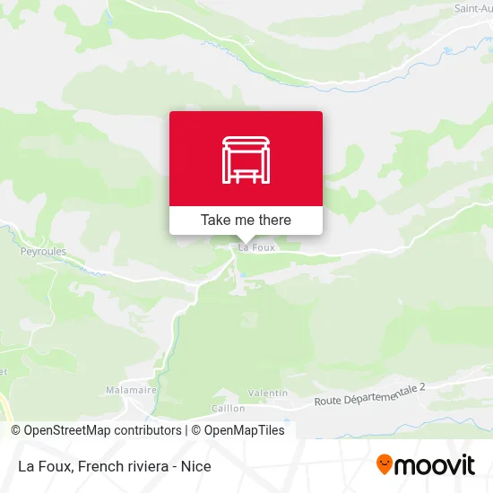 La Foux map