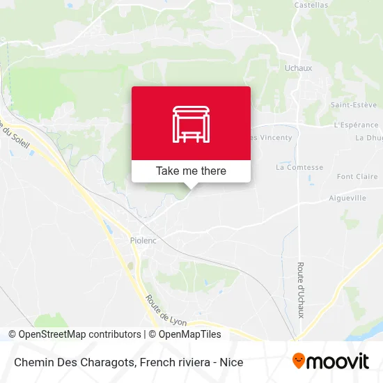 Chemin Des Charagots map
