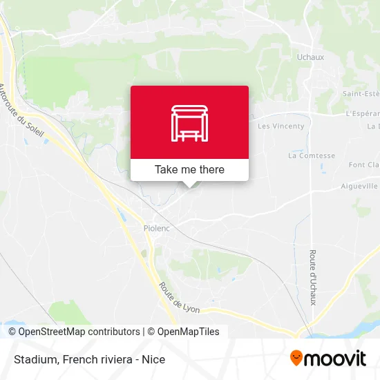 Mapa Stade