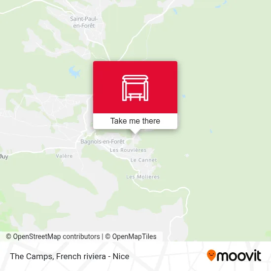 Les Camps map