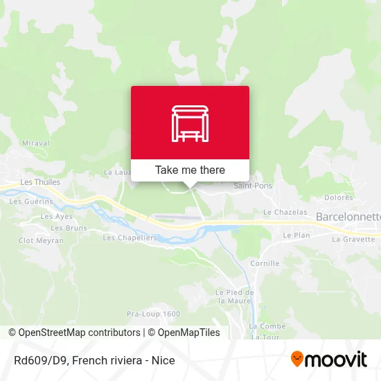 Mapa Rd609/D9