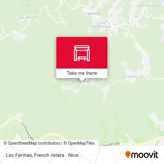 Les Farinas map