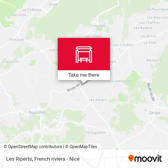 Les Riperts map