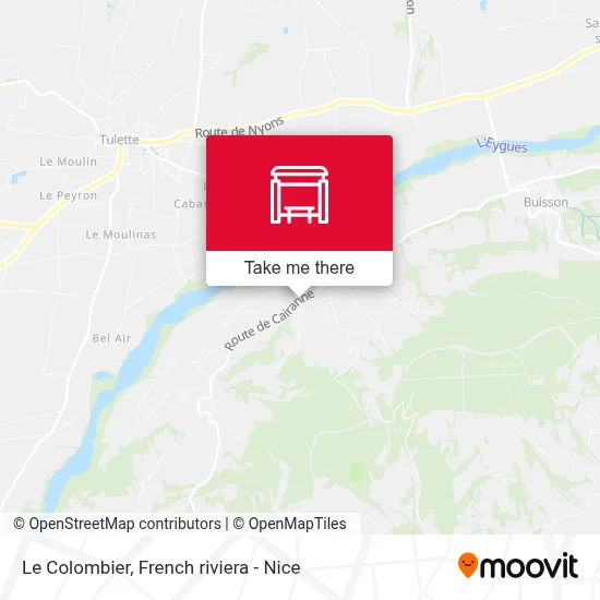 Le Colombier map