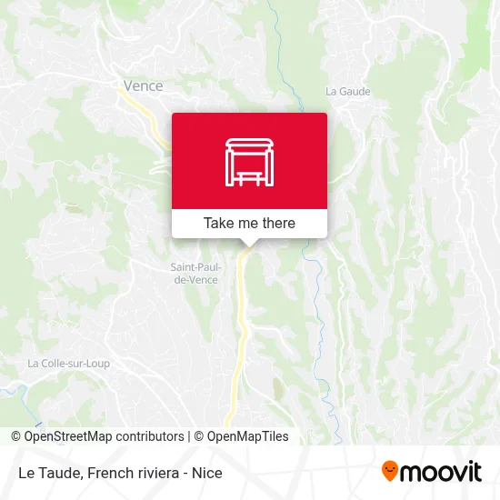 Le Taude map