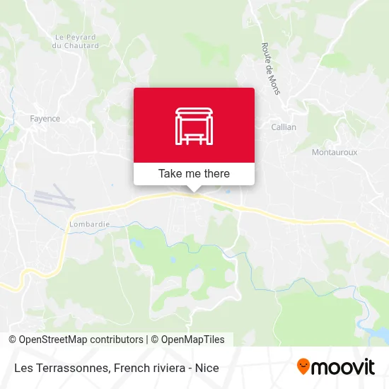 Les Terrassonnes map