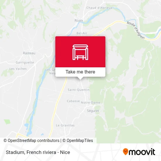 Mapa Stade