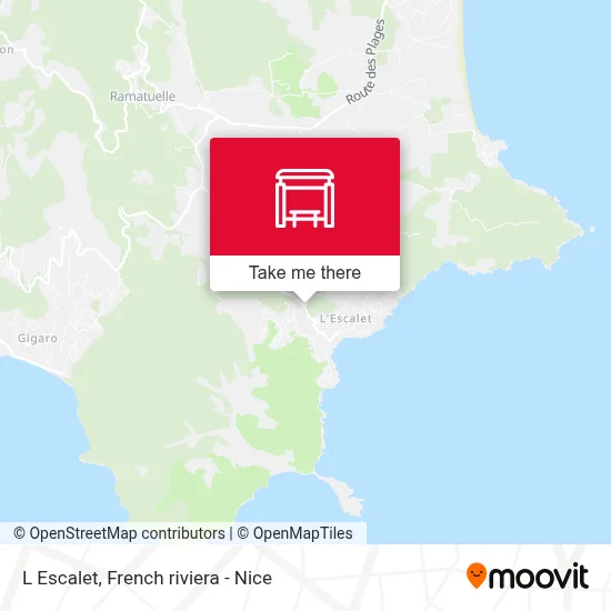 L Escalet map