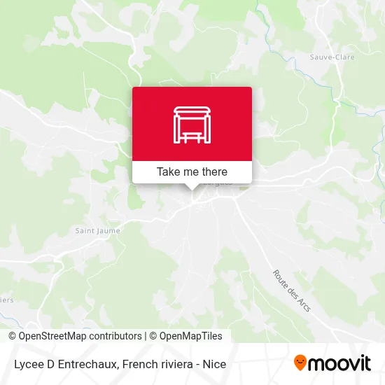 Lycee D Entrechaux map