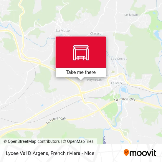 Lycee Val D Argens map