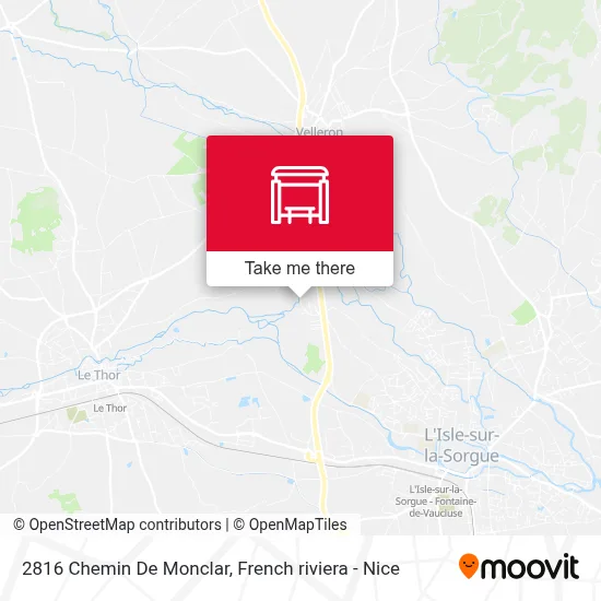 2816 Chemin De Monclar map