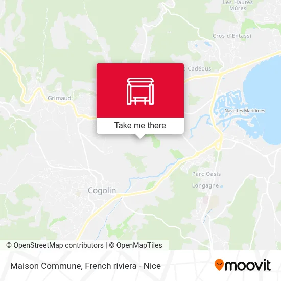 Maison Commune map