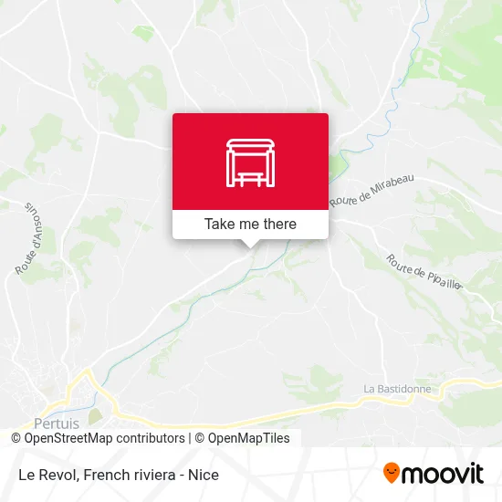 Le Revol map