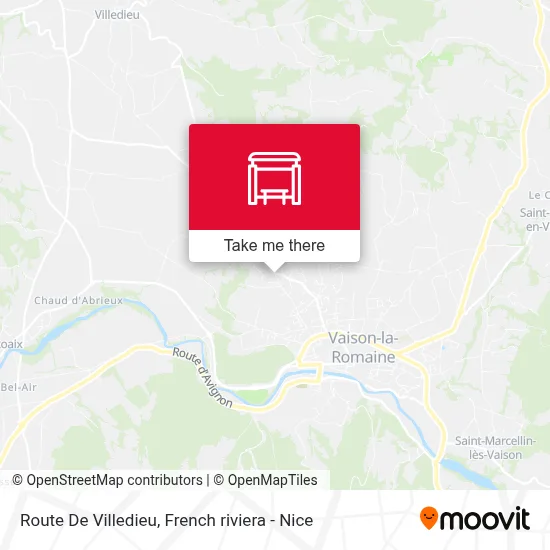 Route De Villedieu map