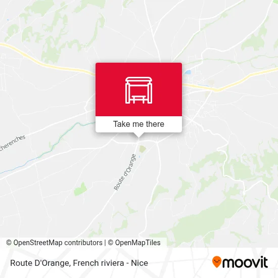 Route D'Orange map