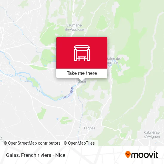 Galas map