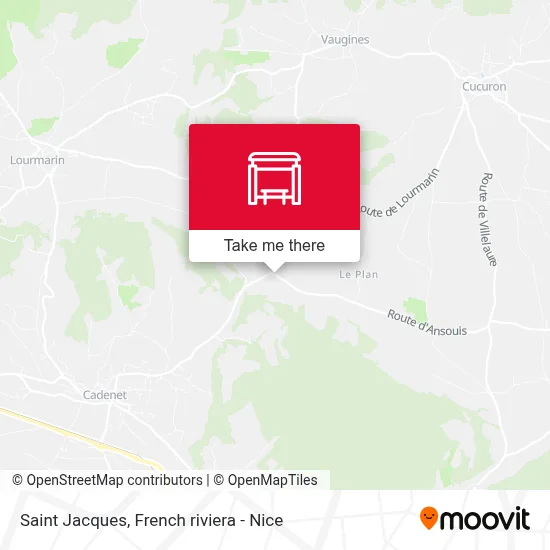 Saint Jacques map