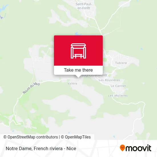 Notre Dame map