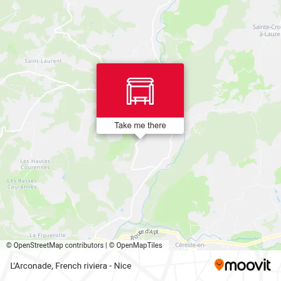 Mapa L'Arconade