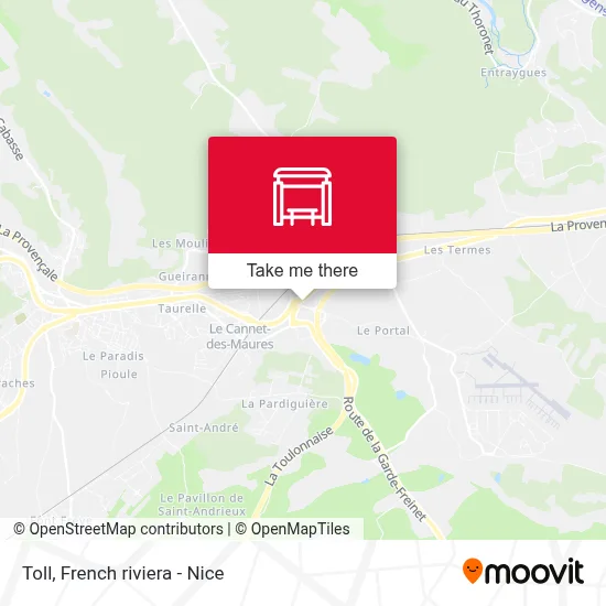 Peage map