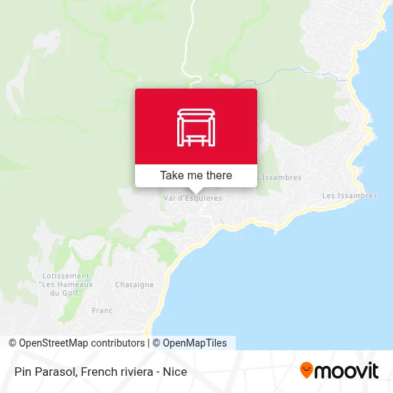 Pin Parasol map