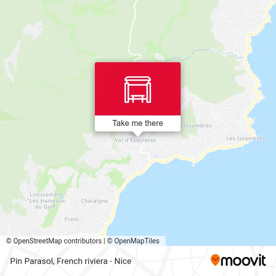 Pin Parasol map
