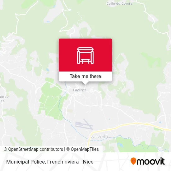 Police Municipale map