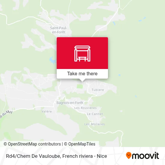 Mapa Rd4/Chem De Vauloube