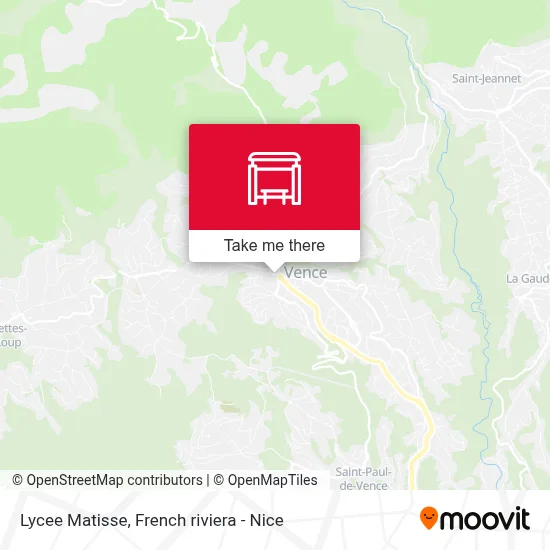 Lycee Matisse map