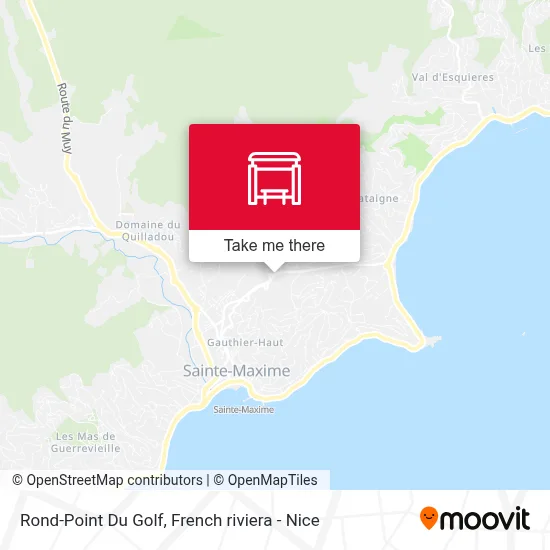 Mapa Rond-Point Du Golf