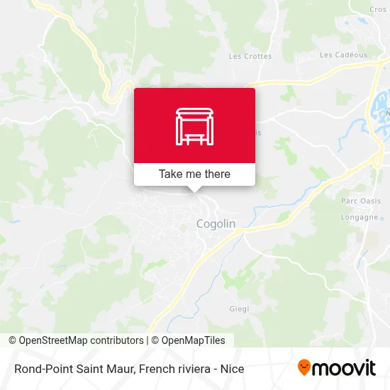 Mapa Rond-Point Saint Maur