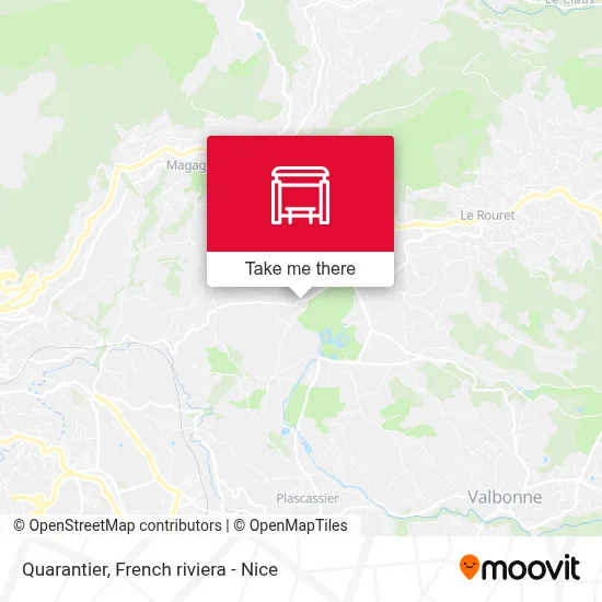 Mapa Quarantier