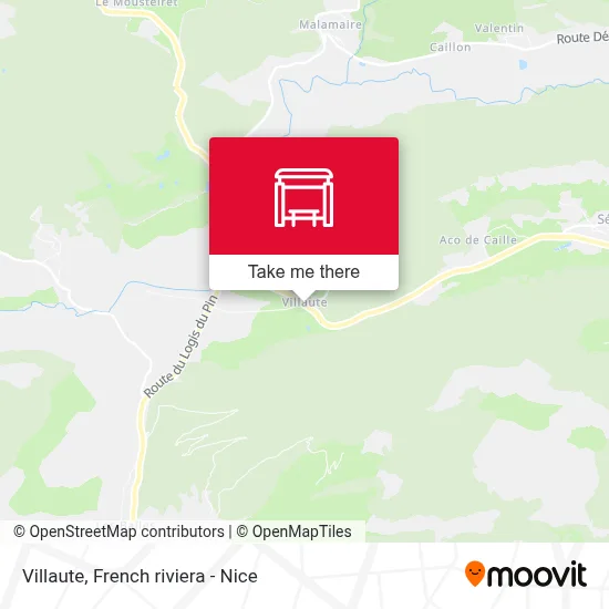 Villaute map