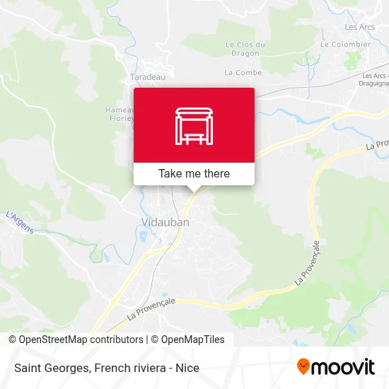 Saint Georges map