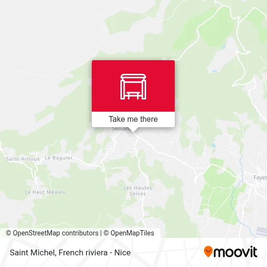 Saint Michel map
