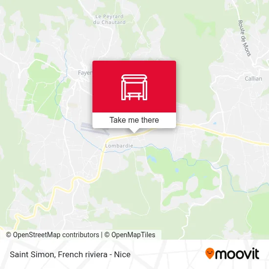 Saint Simon map