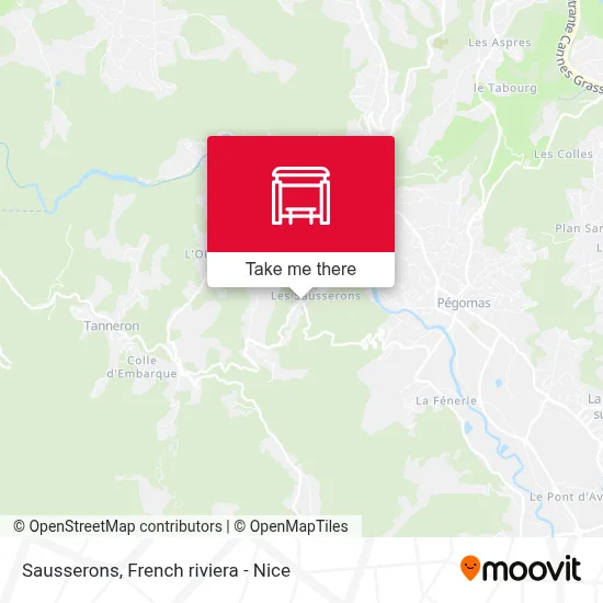 Sausserons map