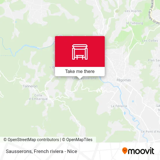 Sausserons map