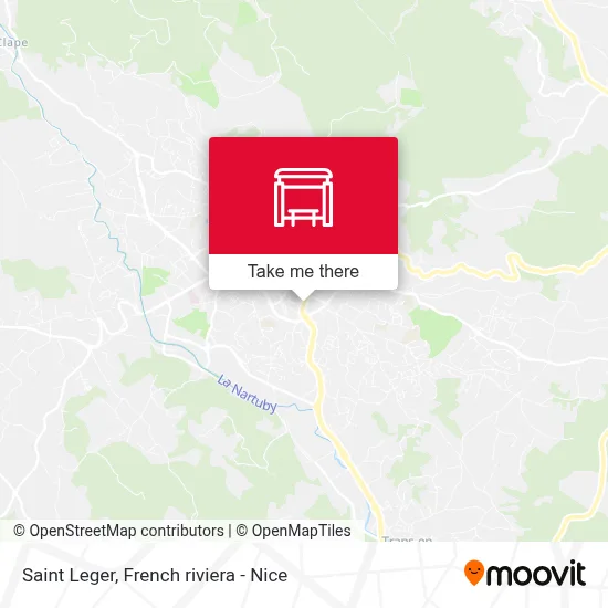 Saint Leger map