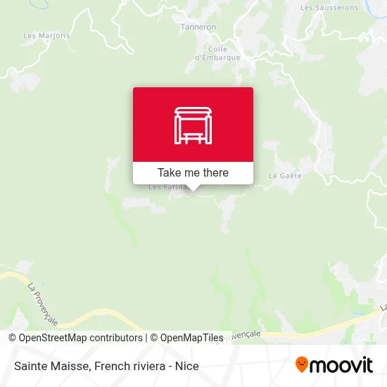 Sainte Maisse map