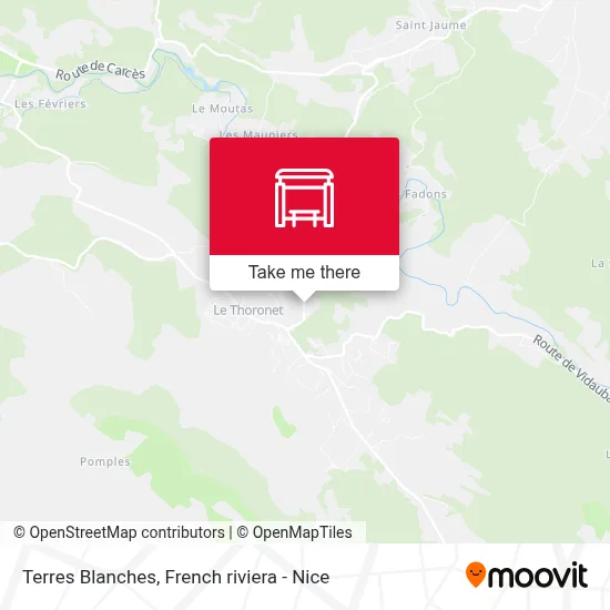 Terres Blanches map
