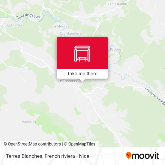 Terres Blanches map