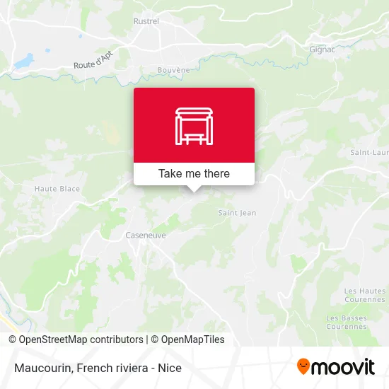 Maucourin map