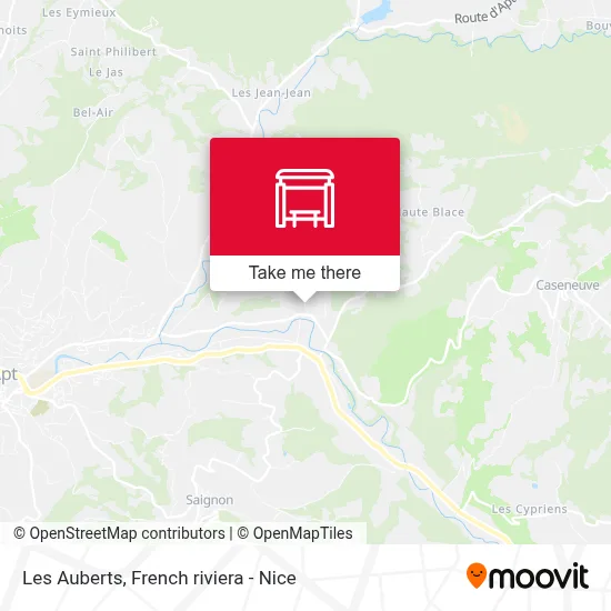 Les Auberts map