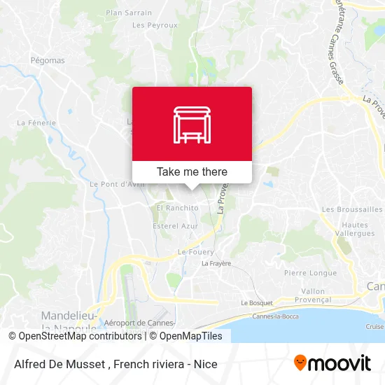 Alfred De Musset map